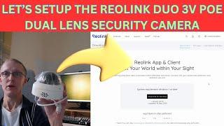 How To Setup A Reolink Duo 3V PoE Security Camera