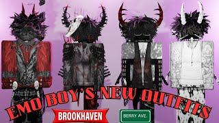 New Brookhaven codes for boys Outfits /Clothes ! Emo boys outfits codes 2023