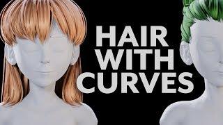 Blender Tutorial - Hair With Curves