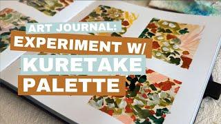 Abstract Sketchbook/Art Journal Session w/Kuretake Custom Palette