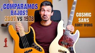 FENDER JAZZ BASS 2007 VS 1978 COMPARISON