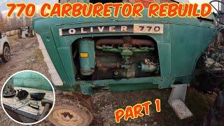 OLIVER 770 Carburetor MARVEL SCHEBLER TSX 755 Rebuild- Part 1