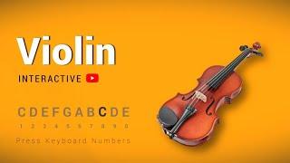 Youtube Violin - Play it with your keyboard numbers