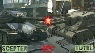 Turtle Carapace vs Scepter head to head (wot blitz) #shorts