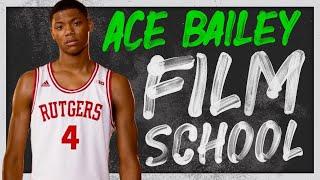 Ace Bailey Looked Like a Star Against Indiana | Film School | 2025 NBA Draft