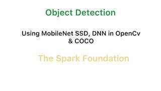 Object Detection using MobileNet SSD, COCO & DNN in OpenCV