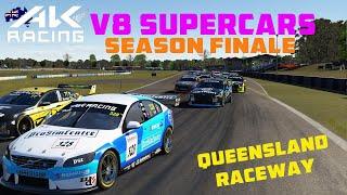 AK RACING- V8 SUPERCARS- SEASON FINALE @ QLD RACEWAY- Round 8
