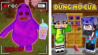 ĐỪNG MỞ CỬA CHO GRIMACE SHAKE VÀO 3H SÁNG TRONG MINECRAFT