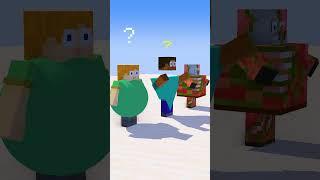 Baby Noob Draws A Fake Hole - minecraft animation #shorts