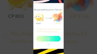 Unlock the debut of Fidough! ||Pokémon GO!  #pokemongo #pokemon #shorts #pokemongoapp