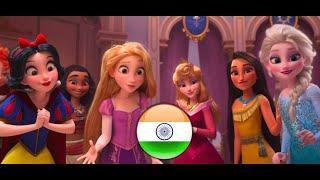 Vanellope meets the Disney Princesses (Hindi) | RALPH BREAKS THE INTERNET