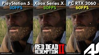  PS5 vs XSX vs PC en Red Dead Redemption 2 [4K, 60FPS]