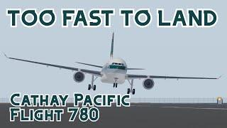 Recreated in Aeronautica: Cathay Pacific Flight 780