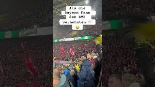 Als die Bayern Fans den BVB verhöhnten… #bvb #fcbayern #borussiadortmund #bayernmunich #fans