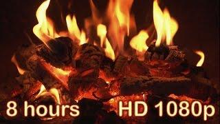  8 HOURS  Best Fireplace HD 1080p video  NO ADS  Relaxing fireplace sound  Fireplace Burning 