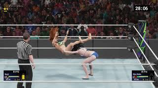 WWE 2K19 Nami VS Nico Robin Bikini Barefoot Timeskip Ironwoman  (30 Mins)