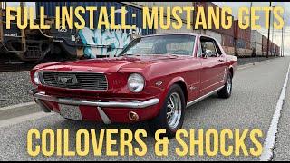 Step-By-Step Coilover and Shock Install on 1966 Mustang