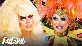 The Pit Stop S16 E06  Trixie Mattel & Crystal Methyd Are Dolls! | RuPaul’s Drag Race S16