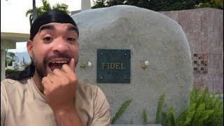 CUBANO SE DESAHOGA EN LA PIEDRA DE FIDEL 