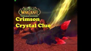 World of Warcraft. Quests - Crimson Crystal Clue