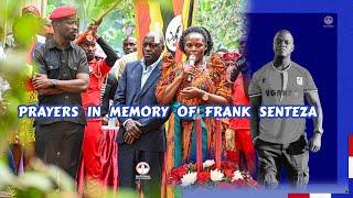 Prayers in honor of the late Frank Senteza in Masaka. Frank was killed by a military truck in 2020.