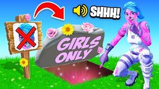 I Went UNDERCOVER in a GIRLS ONLY Fashion Show! (Fortnite)