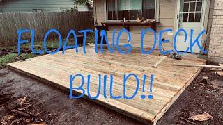 I BUILT A FLOATING DECK!!