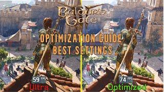 Baldur's Gate 3 | OPTIMIZATION GUIDE | Every Graphics Settings Tested | Best Settings