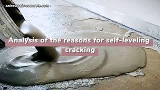 Analysis of the reasons for self leveling cracking