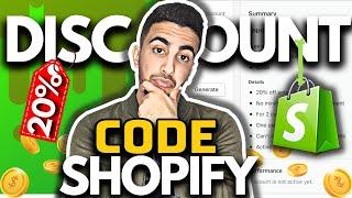 How To Create And Setup Discount Codes On Shopify | Step By Step Tutorial