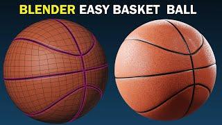 Blender Tutorial: Make A 3D Basketball | Beginners