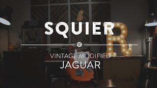 Squier Vintage Modified Jaguar Electric Guitar | Reverb Demo Video