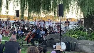 VC2: Amahl Arulanandam and Bryan Holt at the Music Garden play a piece with sample about Hindenburg