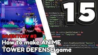 How to make a ANIME TOWER DEFENSE GAME on ROBLOX