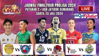 Jadwal Final Four Proliga 2024 Hari ini Putaran 2 Laga BIG MATCH Jakarta Lavani vs Jakarta Stin Bin