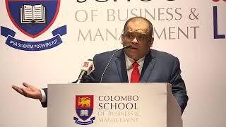 Mr Dhammika Perera Colombo Bussines school speech(ධම්මික පෙරේරා)