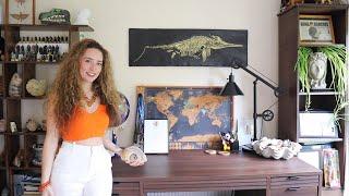 Office Tour - Fossils, Minerals, Replicas, Plants - Maximalist Decor