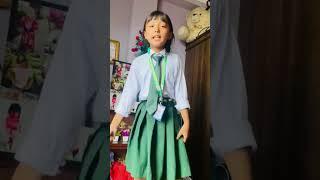 Usko Chal Aati Dami Chyangba by little Girl #cute #rap #tiktok #trending #viber