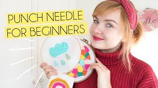 PUNCH NEEDLE FOR BEGINNERS | How to get started, tips & UK Based