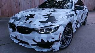 F82 M4 Fully wrapped Camouflage wrap