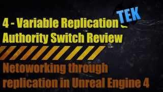 Unreal Engine 4 Networking - 4 - Variable Replication Health Example & Review