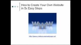 Create a website in 5 easy steps - Building a website is very easy