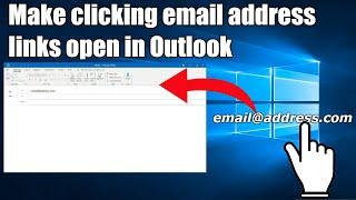 Fixed - Email links not opening new message in Outlook