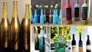 30 + Beautiful Wine Bottle Decorating Ideas – DIY Recycled Room Decor