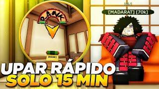 RÁPIDO!!! APROVEITE PARA DAR RANK UP EM MENOS DE 15 MINUTOS!!! SHINDO LIFE