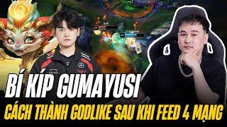 BÍ KÍP GUMAYUSI | CÁCH THÀNH GODLIKE SAU KHI FEED 4 MẠNG VỚI SMOLDER TẠI RANK HÀN | LING REACTION