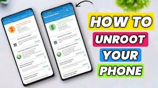 How To Unroot Any Rooted Android Phone | Unroot Any Phone In One Click | How To Uninstall Magisk