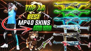 Top 10 MP40 Skins In Free Fire || Best MP40 Skin For Headshot In Free Fire...