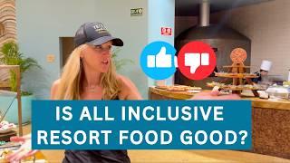 All Inclusive Resort Food | Is it Actually Good and All You Can Eat? | Secrets Akumal Food Vlog