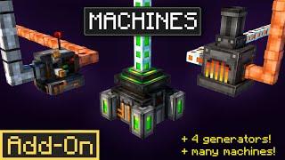 MACHINES Add-On By Podcrash!️Early Teaser | Minecraft Marketplace